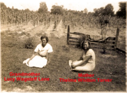 Mom "Thelma Whitton" Tarver and her Mother Lucy Wagstaff Lane